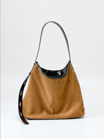 Matte Leather Women'sUnderarm Commuter Bag