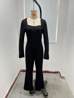 Women's Long Sleeve Waist Shaping and Hip Lift Jumpsuit