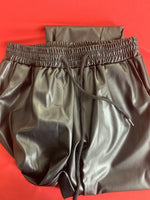 Basic Women's All-match PU Leather Pants