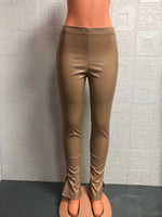 Women's New Slim Fit Micro-pull PU Leather Pants