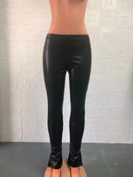 Women's New Slim Fit Micro-pull PU Leather Pants