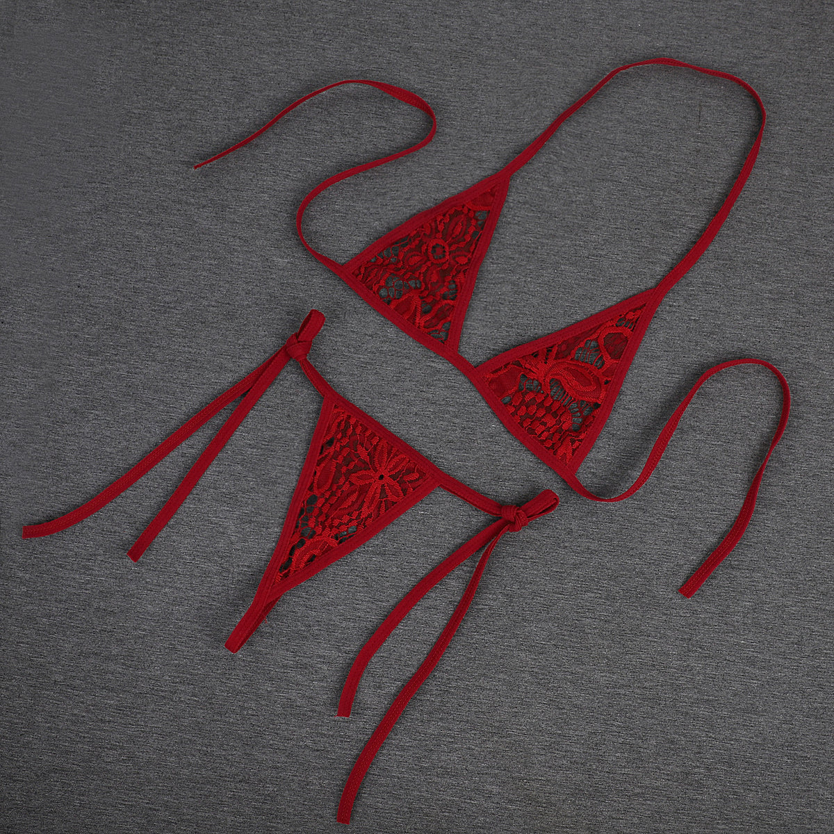 Classic Three-point Mesh Strap Suit