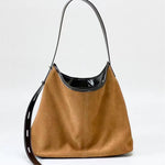 Matte Leather Women'sUnderarm Commuter Bag