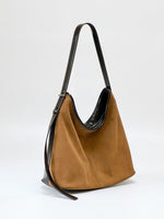 Matte Leather Women'sUnderarm Commuter Bag