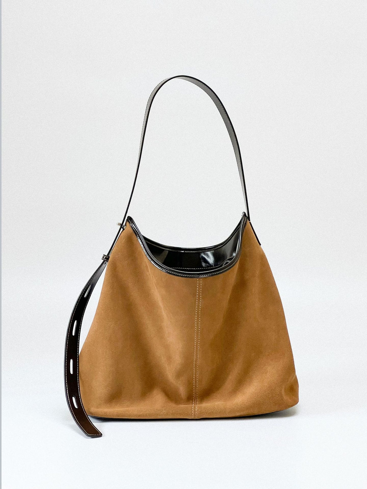 Matte Leather Women'sUnderarm Commuter Bag
