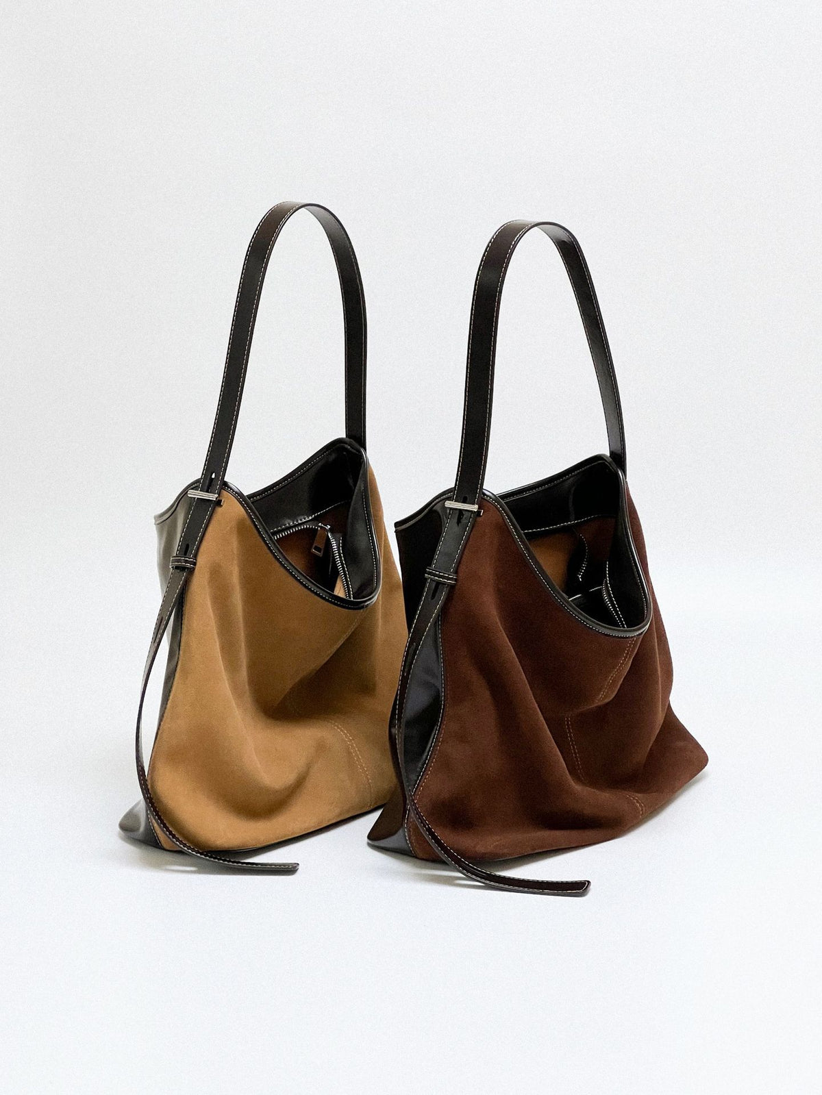Matte Leather Women'sUnderarm Commuter Bag