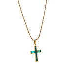 European And American Ing Style Diamond Cross Necklace Unique No Color Fading