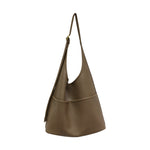 Simple Easy Matching Tote Bag Soft Leather Large Capacity Shoulder Bag