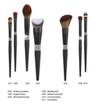 Manikin 7 Pieces Makeup Black Brushes - My Store