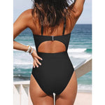 Women's One-piece Swimsuit Cross
