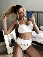 Special Fabric High Waist Hot Swimsuit