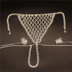 Rhinestone-embellished Cutout Vest And Briefs Set Of Two