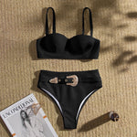 Special Fabric High Waist Hot Swimsuit