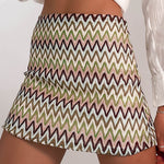 European And American Style Ripple Short Skirt Women