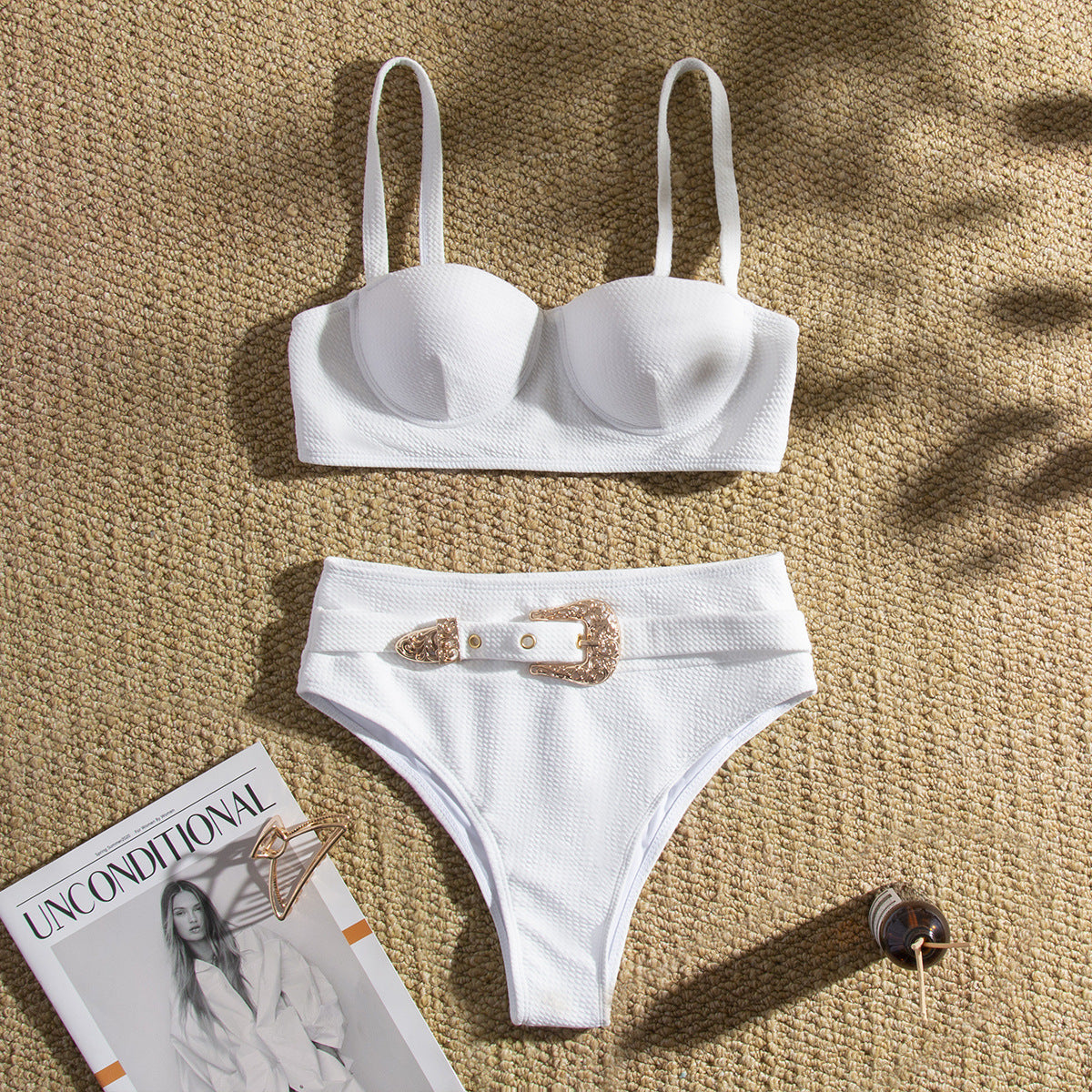 Special Fabric High Waist Hot Swimsuit