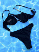 Women's Hollow Split Swimsuit