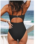 Women's One-piece Swimsuit Cross